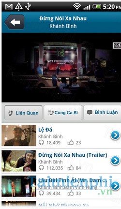 download nhaccuatui lite cho android